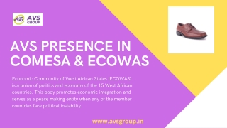 AVS Group member of ECOWAS and COMESA