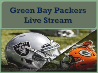 Green Bay Packers Live Stream