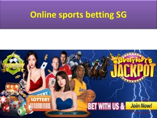Online sports betting SG