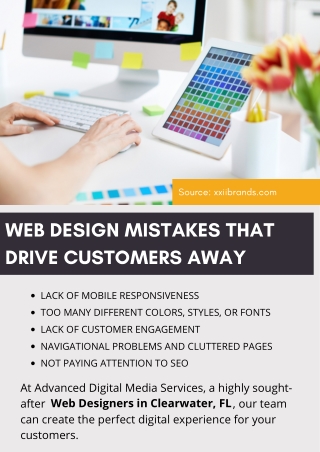 WEB DESIGN MISTAKES THAT DRIVE CUSTOMERS AWAY