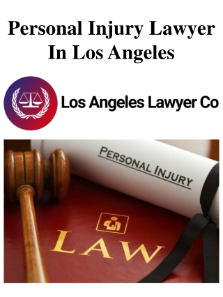 Personal Injury Lawyer In Los Angeles
