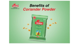 Benefits of Coriander Powder