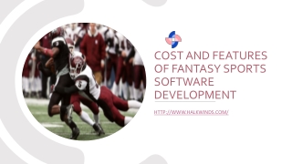 Cost and Features of Fantasy Sports Software Development