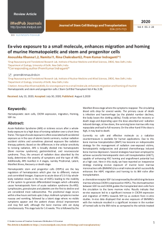 Journal of Stem cell biology and transplantation