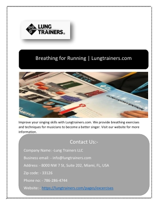 Breathing for Exercise  | Lungtrainers.com