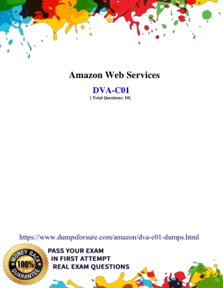 DVA-C01 Exam Questions PDF - Amazon DVA-C01 Top dumps