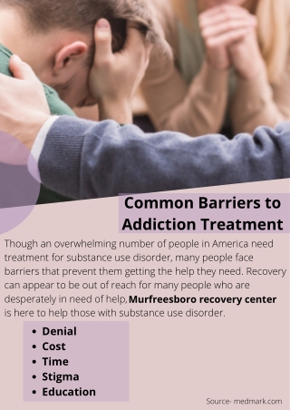 Common Barriers to Addiction Treatment