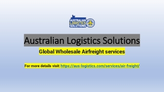 Air Freight Australia