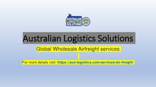 Air Freight Australia