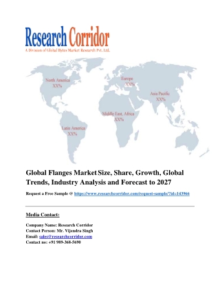 Global Flanges Market Size, Share, Growth, Global Trends, Industry Analysis and Forecast to 2027