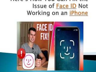 Here’s How You Can Fix the Issue of Face ID Not Working on an iPhone