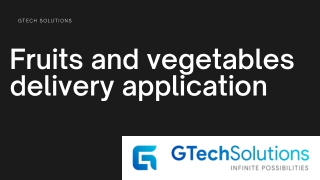 Customized fruits vegetable ordering app development company