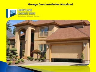 Garage Door Installation Maryland