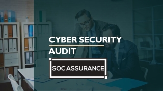 Top-rated auditing and security with SOC Assurance