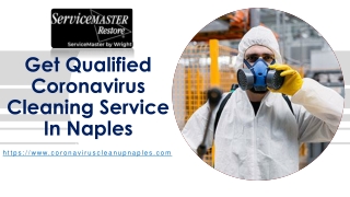 Get Qualified Coronavirus Cleaning Service In Naples