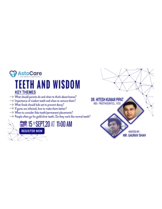 Title - Teeth and Wisdom Webinar