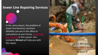 Why is the need of Water Supply Line Repair West Michigan?