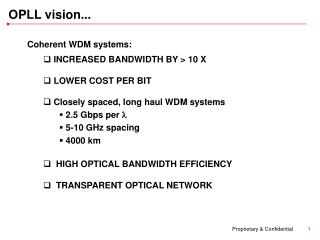 OPLL vision...