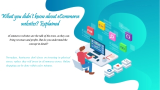 eCommerce website development company