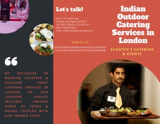 Top Indian Outdoor Catering Services in London