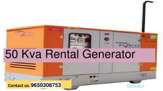 50 kVA Generator Price List In India