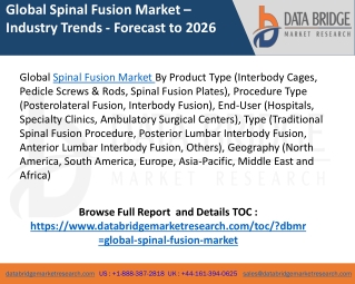 Spinal Fusion Market