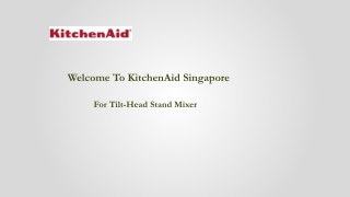 Tilt Head Stand Mixer- KitchenAid SG