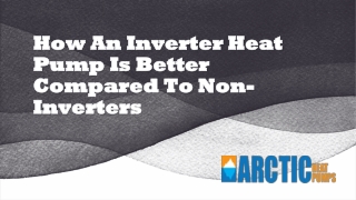 Best Inverter Heat Pump at Arctic Heat Pumps
