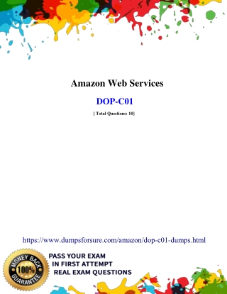 DOP-C01 Exam Questions PDF - Amazon DOP-C01 Top dumps