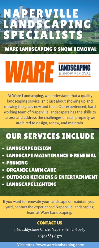 Landscaping Companies in Chicago IL | Ware Landscaping & Snow Removal