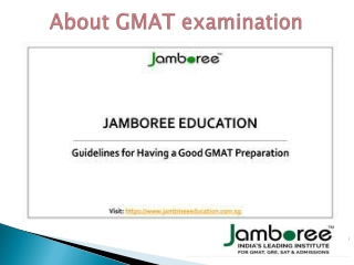 About GMAT Examination