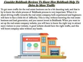 Consider Boldleads Reviews To Know How Boldleads Help To Drive In More Traffic
