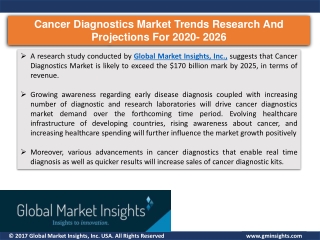 Outlook of Cancer diagnostics market status and development trends reviewed in new report