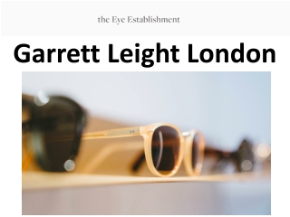 Garrett Leight London