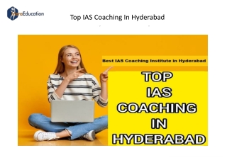 Best IAS Coaching In Hyderabad - Meraeducation