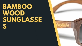 bamboo wood sunglasses