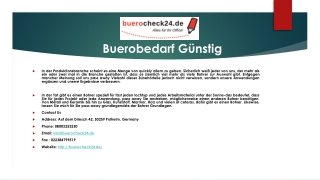 Buerobedarf Günstig