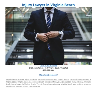 Injury Lawyer in Virginia Beach