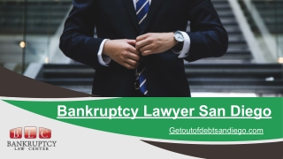 Bankruptcy Lawyer San Diego