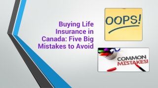 Buying Life Insurance in Canada