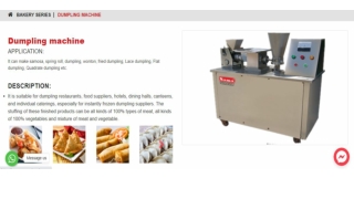 Dumpling Machine