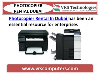 Photocopier Rental Dubai Essential for Enterprises