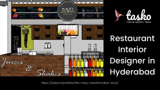 Restaurant Interior Designer In Hyderabad | TASKO