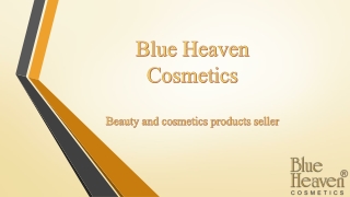 Blueheaven Cosmetics:  Buy Beauty and cosmetics products