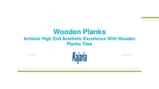 Wooden Planks