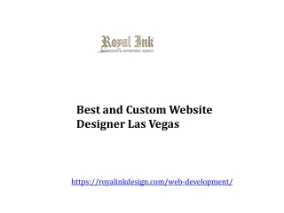 Best Custom Website Designer Las Vegas
