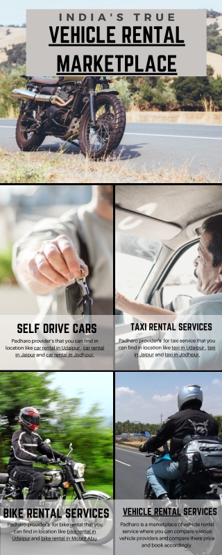 Padharo - One stop solution for all requirement of your vehicle rental services