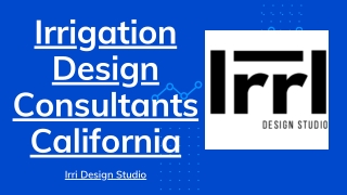 Irrigation Design Consultants California- Irri Design Studio