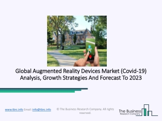 Augmented Reality Devices Market Investment Opportunities, Future Demand, Trends