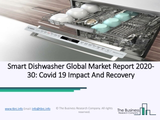 Smart Dishwasher Market Top Industry Growth Factors And Segments 2020